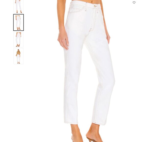 [BRAND NEW] Frame Le white straight jeans - Picture 3 of 9